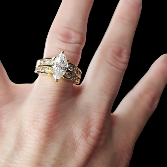 💛14k gold plated sterling sliver rings💛 - Picture 4 of 5